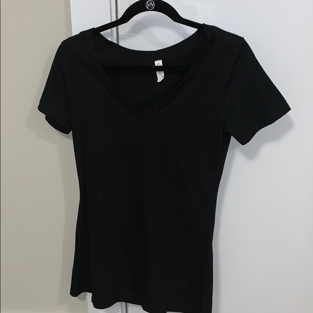 Black v-neck